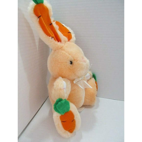 Main Joy Limited Light Orange bunny rabbit carrot Ears & Feet Easter Plush - Picture 2 of 5
